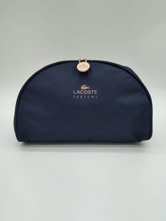 Lacoste Other - LACOSTE PARFUMS Navy Cosmetic Toiletry Bag Travel Makeup Case NWT NIP